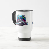 Pixel Gamers Team – Niveau omhoog Reisbeker (Voorkant links)