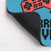 Pixel Gaming Couple Level Up Design Muismat (Hoek)