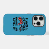 Pixel-gamingstel Level Up-ontwerp iPhone Hoesje (Achterkant horizontaal)