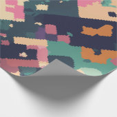 Pixel geometrisch cadeaupapier (Hoek)