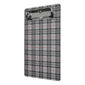 Pixel geplakt in grijs met rode streep mini klembord (Angled2)