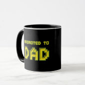 Pixel gepromoveerd tot Dad Gamer Mok (Voorkant links)