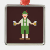 Pixel German Metalen Ornament (Voorkant)