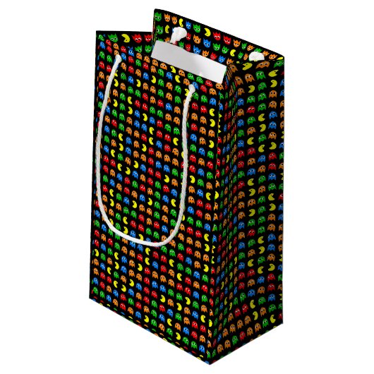 Pixel Ghost Arcade Gamer Verjaardag Design Klein Cadeauzakje (Achterkant Gekanteld)