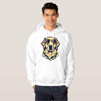 Pixel Golden Retriever Hoodie