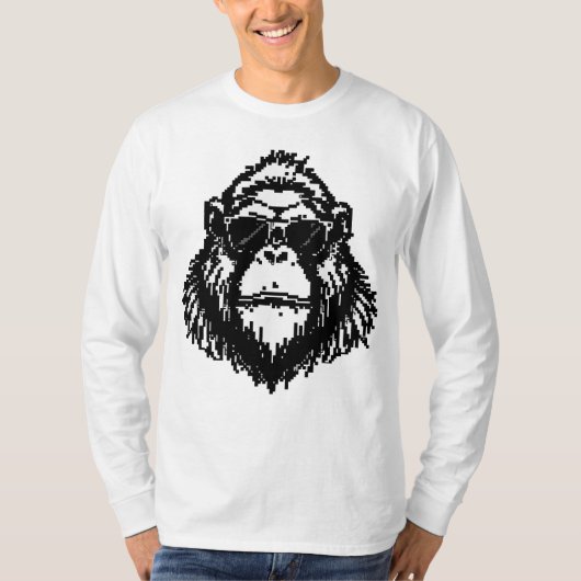 Pixel Gorilla T-shirt (Voorkant)