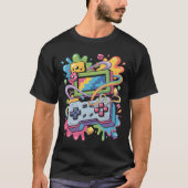 Pixel Graffiti Storm T-shirt (Voorkant)