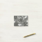 Pixel Gray & White Urban Camouflage Post-it® Notes (Op bureau)