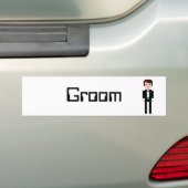 Pixel Groom Bumpersticker (Op auto)