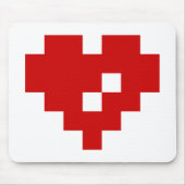 Pixel Hart 8 Bit Liefde Muismat (Voorkant)