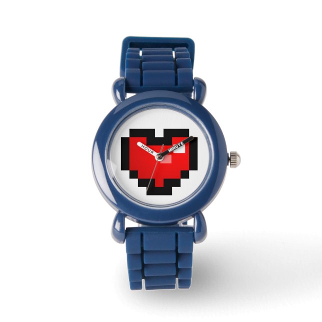 PIXEL HART HORLOGE (Voorkant)