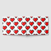 Pixel Hart Patroon Gastenboek (Volledig)