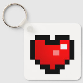 PIXEL HART SLEUTELHANGER