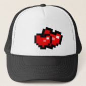 PIXEL HART TRUCKER PET (Voorkant)