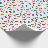 Pixel Harten & Controllers Inpakpapier - Gamer  (Hoek)