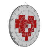 Pixel Heart 8 Bit Love Dartbord (Voorkant Links)