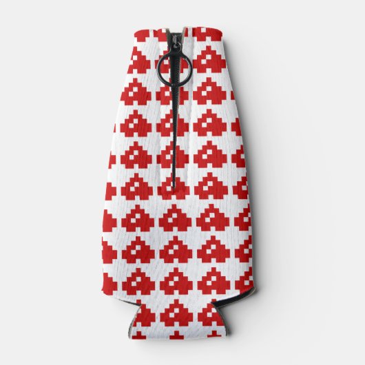 Pixel Heart 8 Bit Love Flesjeskoeler (Achterkant)