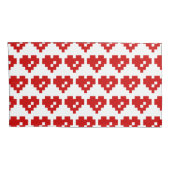Pixel Heart 8 Bit Love Kussensloop (Achterkant-Rechts)