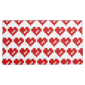 Pixel Heart 8 Bit Love Kussensloop (Voorkant-Rechts)