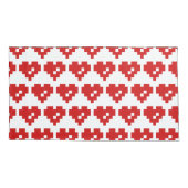 Pixel Heart 8 Bit Love Kussensloop (Achterkant-Links)