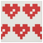 Pixel Heart 8 Bit Love Stof (Swatch)