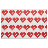 Pixel Heart 8 Bit Love Stof (Fat Quarter)