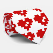 Pixel Heart 8 Bit Love Stropdas (Opgerold)