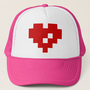 Pixel Heart 8 Bit Love Trucker Pet