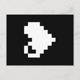 Pixel Heart 8-bits Briefkaart