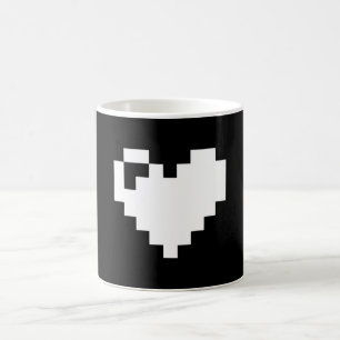 Pixel Heart 8-bits Koffiemok
