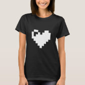 Pixel Heart 8-bits T-shirt (Voorkant)