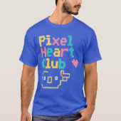 Pixel Heart Club: Retro Love Pixel Art for Gamers  T-shirt (Voorkant)