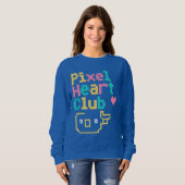 Pixel Heart Club: Retro Love Pixel Art for Gamers  Trui (Voorkant volledig)