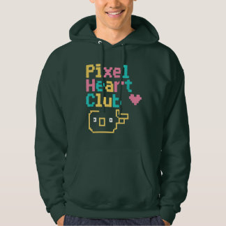 Pixel Heart Club: Retro Love Pixel Art voor Gamers Hoodie