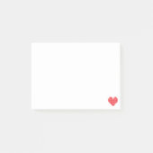 Pixel Heart Post-it Notes (Voorkant)