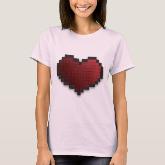 Pixel Heart T-shirt (Voorkant)
