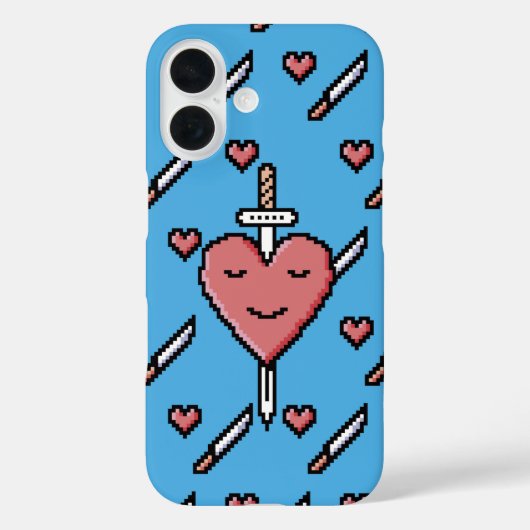 Pixel Heartbreaker - Glimlachen door het Case-Mate iPhone Case (Achterkant)