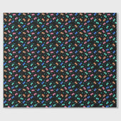 Pixel Hearts & Controllers Wrapping Paper - Omkere Cadeaupapier (Vlak)