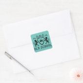 Pixel Heraldic Old School Sticker (Envelop)