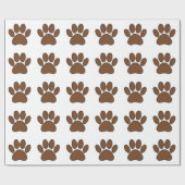 Pixel Hondenpootafdruk Cadeaupapier (Vlak)