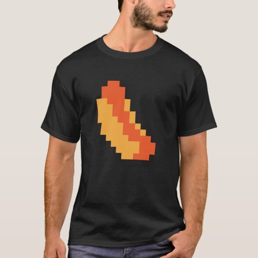 Pixel Hotdog T-shirt (Voorkant)