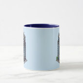 Pixel Hotel Tower Navy Blue Combo Mok (Midden)