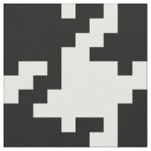 Pixel Houndstooth Stof (Close Up)