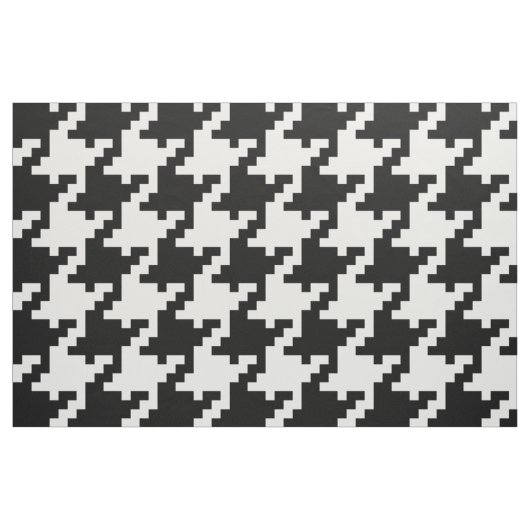 Pixel Houndstooth Stof (Fat Quarter)