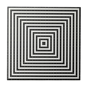 Pixel Illusion Pattern Tegeltje