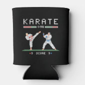 Pixel Karate Game Blikjeskoeler (Achterkant)