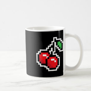 Pixel Kersen 80s Videospel Halloween Kostuum Gemak Koffiemok