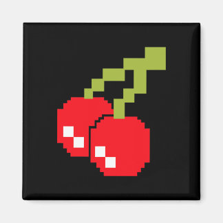 Pixel Kersen 80s Videospel Kostuum Gemakkelijke Gr Magneet