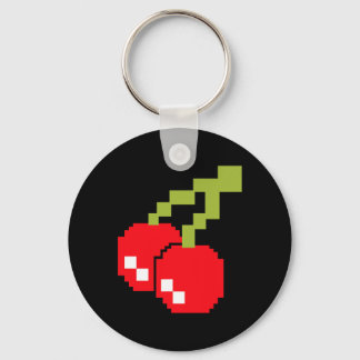 Pixel Kersen 80s Videospel Kostuum Gemakkelijke Gr Sleutelhanger