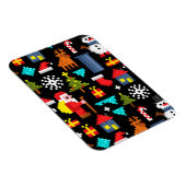 Pixel Kerstmis Magneet (Rechterzijde)